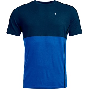 Ortovox Мъжко мериносово термобельо Ortovox 185 Rock'N'Wool Short Sleeve Merino base layer - Deep Ocean II - размер XL (015-1352-1114)