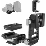 NEEWER V Mount Battery Plate, modular V Lock adapter with Arca type QR plate, portable charger holder for NEEWER PS099E, compatible with DJI RS4 RS3 gimbal camera cage, video rig accessories, PS017B