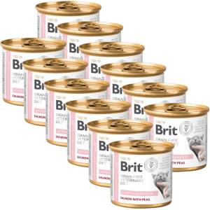 Brit Брит Ветеринарни Диети GF котка Хипоалергенна 12 x 200 г