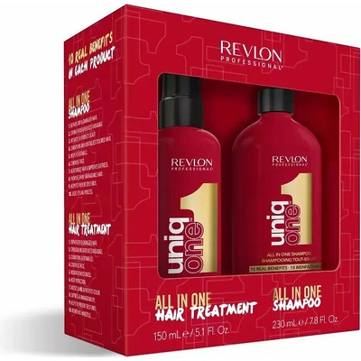 Revlon Professional Uniq One bezoplachová maska na vlasy Uniq One 150 ml + šampon Uniq One 230 ml darčeková sada