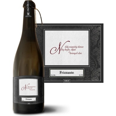 Sablio Neopúšťaj domov Prosecco biele suché šumivé víno 10,5 % 0,75 l (holá fľaša)