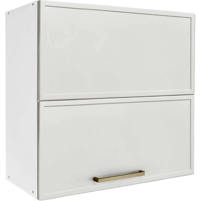 Matis Кухненски шкаф горен с две повдигащи врати alba vh80 b бяло