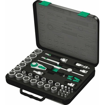 Wera 8100 SC 4 Zyklop súprava nástrčných kľúčov, palcový, 1/2 (12.5 mm), 38-dielna, 05003647001; 05003647001