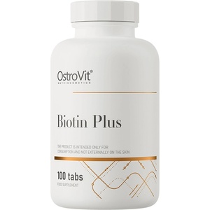 OstroVit Biotin Plus, 100 Tablets - fitnesdobavki - 9,76 лв