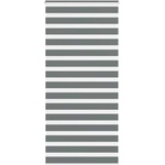 vidaXL Зебра щора, тъмносива, 115x230 см, ширина на плата 110, 9 см, полиестер (4014186)