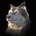 3D pohlednice Wolf Selfie Square
