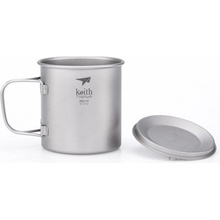 Keith titanový hrnček s viečkom Mug 550 ml