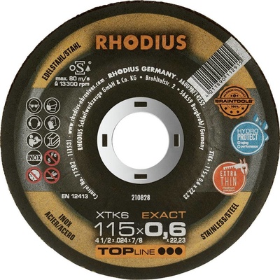 Rhodius rezný kotúč lomený 115 mm 211301 10 ks