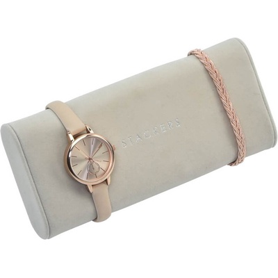 Stackers Възглавничка за ръчни часовници Stackers кадифена светлосива (73770)