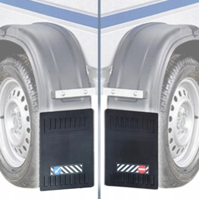 Zástěrky na přívěs, vozík, autopřepravník 225x335 Gumové SADA 2ks (Nakázané-Zakázané) | Zboží Auto