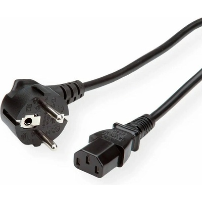 Roline Захранващ кабел Roline 19.08. 1014, от Schuko(м) към IEC C13(ж), 3m, черен (19.08.1014)