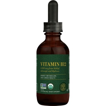 Global Healing Витамин B12 5000 g 29.6 ml капки | Global Healing (03059 (B12-1OZ))