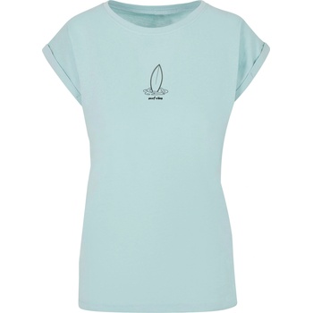Urban Classics Тениска Ladies Summer - Surf Vibes T-Shirt ocean blue XXLUB-MP5012106-00830 - Камуфлаж, размер XL