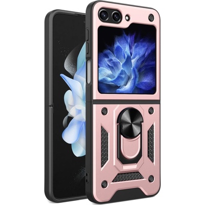 HQWear Кейс с протектор за камера HQWear Hybrid Armor Camshield за Samsung Galaxy Z Flip5 5G, розов (9145576282373)
