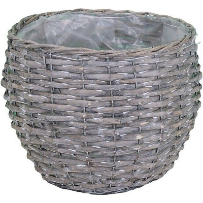 A.H.G. Kvetináč ø 24 cm 28 cm vŕbové prútie sivý 59-14680-A