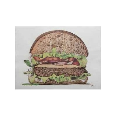 Infibra Papierové prestieranie Hamburger 30x40 cm 250ks