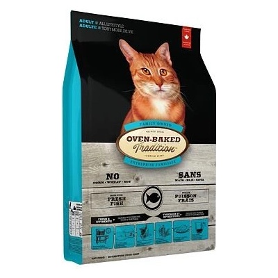 OBT Oven-Baked Tradition Cat Adult Grain Free Fish 4,54 kg