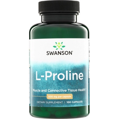 Swanson L-Proline 500 mg 100 kapslí