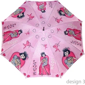 Дамски автоматичен несгъваем чадър Perletti 21194 Chic