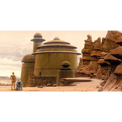 Komar Vliesová fototapeta Star Wars Classic RMQ Jabbas Palace rozměry 500 x 250 cm