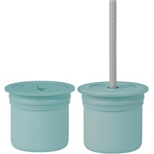 Minikoioi Pití + Svačinka Aqua Green / Powder Grey