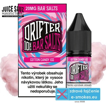 Juice Sauz Drifter Bar Salts Cotton Candy Ice 10 ml 20 mg
