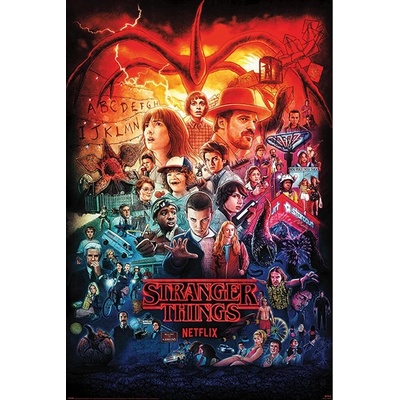 Pyramid International Plagát Stranger Things - Seasons Montage