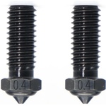 QIDI Tech Дюза от закалена стомана за X-Smart 3/X-Plus 3/X-Max 3/Q1-Pro, комплект от 2 - 0, 4 mm (747302684766)