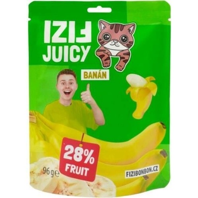 Fizi candy cukrík banán 96 g