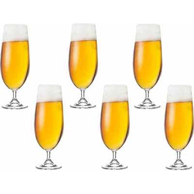 Banquet Crystal Leona sklenice na pivo 370ml 6 ks