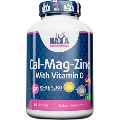 Cal-Mag-Zinc with Vitamin D, 90 таблетки, Haya Labs (14812)