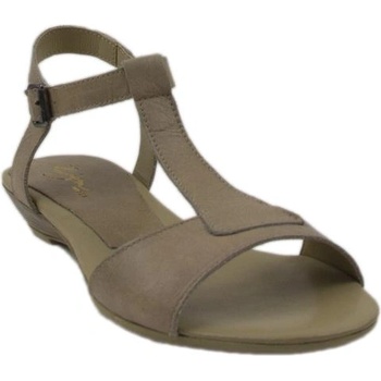 Image 1 of Български обувки Дамски ежедневни сандали ниски в бежов цвят 1424beige