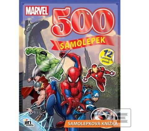 500 samolepek Marvel