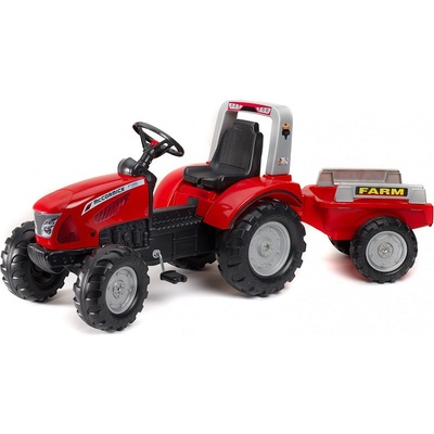 Falk FALK Šlapací traktor McCormick s vlečkou FA-3020AB
