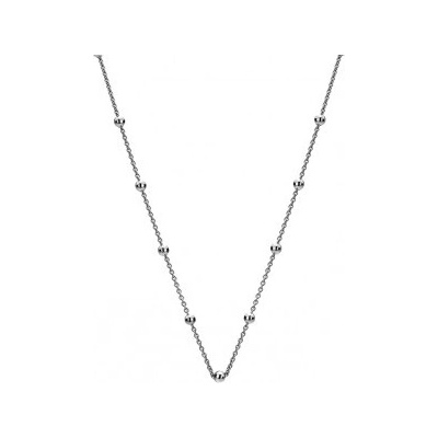 Hot Diamonds Stříbrný řetízek Emozioni Silver Cable with Ball Chain CH002