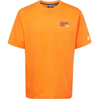 Superdry Тениска оранжево, размер XL