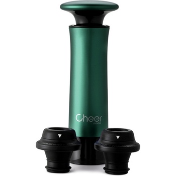 Cheer Moda Вакуумна помпа за вино с тапи Treeplet зелена 5 части (CM-00544)