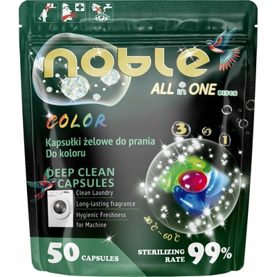 Noble prací Kapsule All in1 Color 50 PD