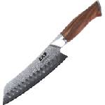 Gudaro - Дамаски кухненски нож TAKUMI 7", 67 слоя стомана, дължина 17, 5 см, орех (GU0021)