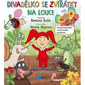 Divad élko se zvířátky na louce Romana Suchá
