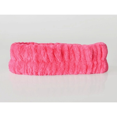 XPOSE® Kosmetická čelenka ARIA - tmavě růžová, Mikroplyš