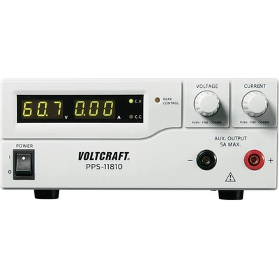 VOLTCRAFT PPS-11810 laboratorní zdroj s nastavitelným napětím, 1 - 18 , 0 - 10 A, 180 W, USB, Remote, lze programovat, v