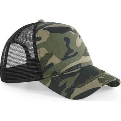 Beechfield B 694 Camo Trucker 5 panelová COT530694u0799-jungle camo Maskáčová
