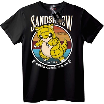 NOONEBRAND Sandslash Pokémon Тениска - 2XL, White