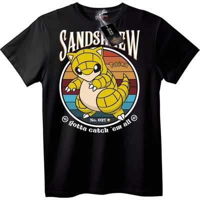 NOONEBRAND Sandslash Pokémon Тениска - 2XL, White