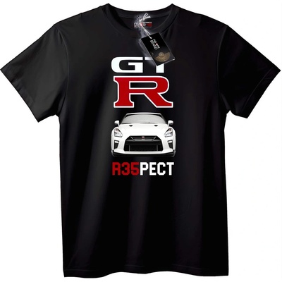 Тениска GT-R R35PECT - 2XL, Black