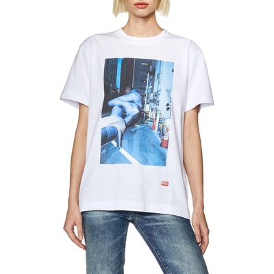 Diesel tričko T-BONTY-L2 T-SHIRT biela