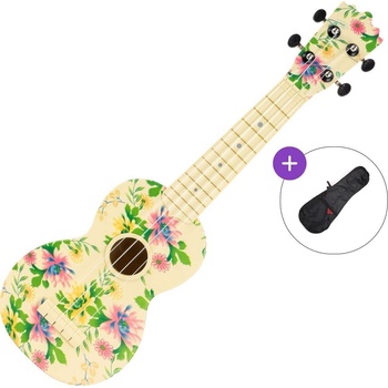Pasadena WU-21F3-WH SET Floral Сопрано укулеле (WU-21F3-WH-SET)