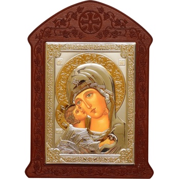 Богородица с младенец с mdf дърворезба (is31178-o)