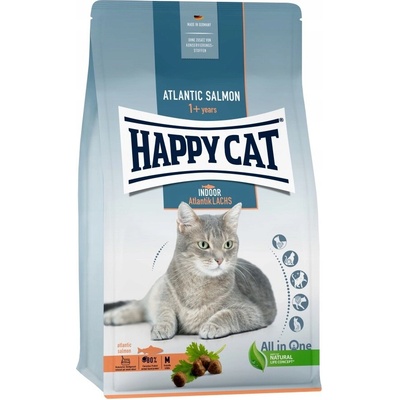 Happy Cat s lososem 4 kg